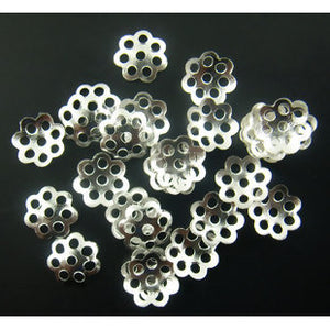 Bead Caps Silver Bead Caps Flower Bead Caps 6mm Findings BULK Jewelry Supplies Wholesale Findings Wholesale Supplies 2000 pieces