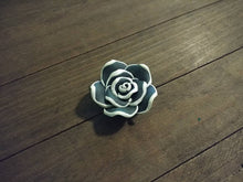 Load image into Gallery viewer, Large Flower Cabochon Polymer Clay Flower Rose Flatback 30mm