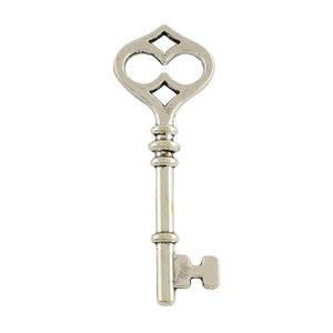 Bulk Skeleton Keys Antiqued Silver Keys 60mm Double Sided Wholesale Keys Key Pendants Wedding Keys Steampunk Keys 50pcs