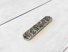 Load image into Gallery viewer, Connector Pendant Antiqued Silver Link Pendant Night Scene Connector Charm 2 Hole Pendant Moon Pendant PREORDER