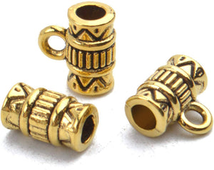 Hang Bails Pendant Bails Antiqued Gold Bails Blank Bails Jewelry Bails Findings Charm Hangers Pendant Hangers 10 pieces