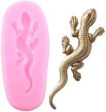 Load image into Gallery viewer, Resin Jewelry Mold Pendant Mold Lizard Mold Resin Mold Reptile Mold Resin Casting