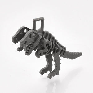 Dinosaur Bones Pendant Matte Black Gunmetal Dinosaur Pendant Dinosaur Charm T-Rex Pendant Dinosaur Charm 33mm