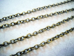 Bronze Cable Chain Antiqued Bronze Link Chain BULK Chain Wholesale Chain by the Foot 10ft 4x3mm