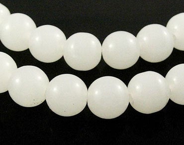 Glass Beads White Beads 4mm Beads Wholesale Beads BULK Beads Milky White Beads White Glass Beads 4mm White Beads Spacer Beads 420 pieces