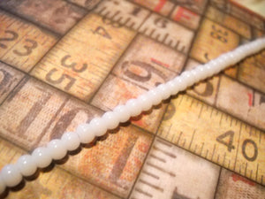 White Beads Glass Beads 4mm White Beads Milk Glass Beads 4mm Beads Round Beads Wholesale Beads 84 pieces