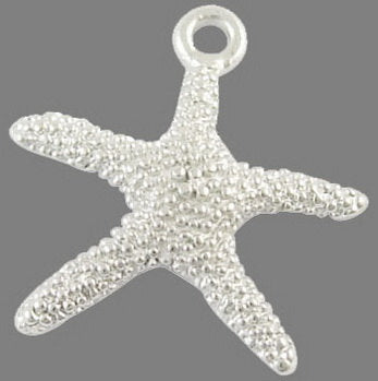 Starfish Charms Starfish Pendants Shiny Silver Starfish Charms Nautical Charms BULK Charms Wholesale Charms 1000 pieces