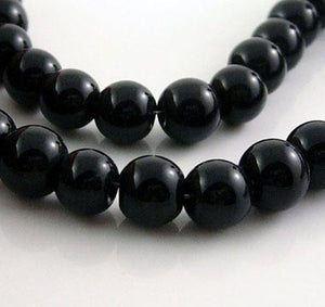 Black Glass Beads Bulk Beads 6mm Black Beads Spacer Beads Wholesale Beads 6mm Glass Beads 6mm Beads 20 Strands 1000pcs PREORDER