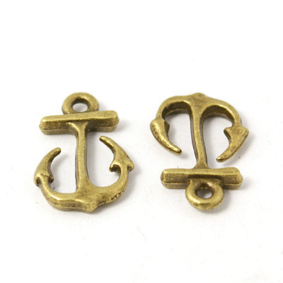 1000 Anchor Charms Antiqued Bronze Nautical Findings BULK Wholesale Pendants Jewelry Supplies Lot PREORDER