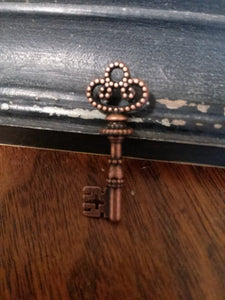 Bulk Skeleton Keys Wholesale Key Charms Pendants Antiqued Copper Wedding Keys Steampunk 32mm 100pcs Copper Keys