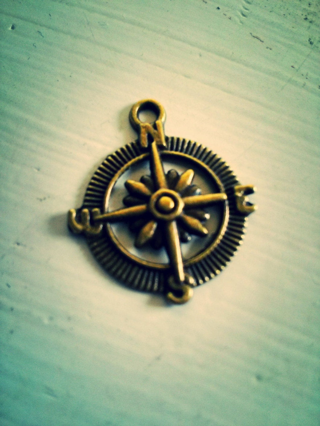 Compass Pendants Nautical Pendants Compass Charms Antiqued Bronze Charms Wholesale Charms Bulk Pendants Bronze Compass 41mm 50pcs