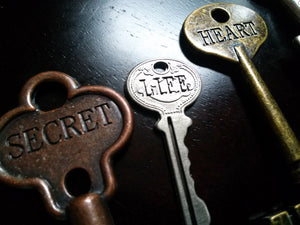 Skeleton Keys with Words Key Pendants Assorted Skeleton Keys Silver Bronze Copper Inspirational Word Keys Large Skeleton Keys