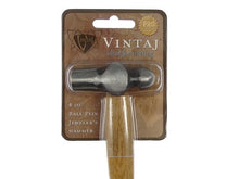 Load image into Gallery viewer, Metal Stamping Hammer Vintaj Ball Pein Hammer 9 oz Jewelry Hammer Professional Tools Metal Stamping Tools