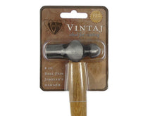 Load image into Gallery viewer, Metal Stamping Hammer Vintaj Ball Pein Hammer 9 oz Jewelry Hammer Professional Tools Metal Stamping Tools PREORDER