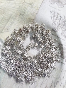 Spacer Beads Antiqued Silver Spacer Beads Wholesale Beads Bulk Bead Spacers 300 pieces 4mm