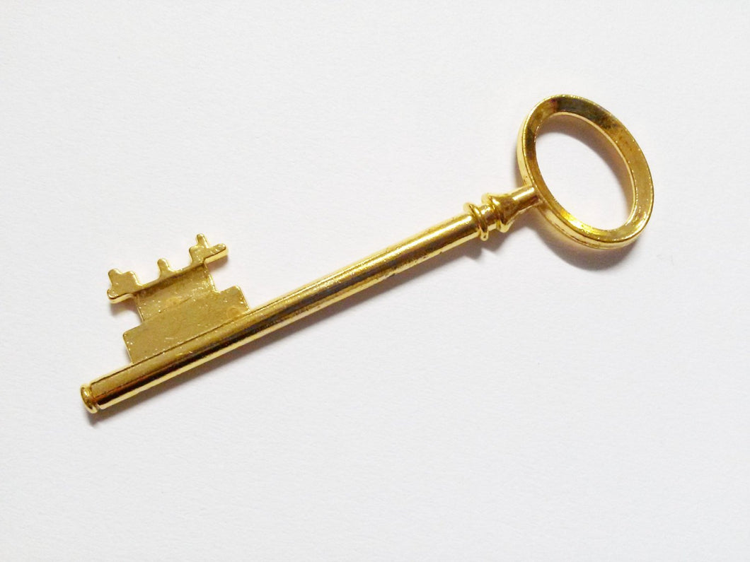 Bulk Skeleton Keys Big Keys Wedding Keys Large Skeleton Keys Shiny Gold 80mm 3 inch Keys 30pcs