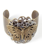Load image into Gallery viewer, Cuff Bracelet Blank Wide Cuff Bracelet Vintaj Natural Brass Layering Bangle Thick Cuff Bracelet Stamping Blank 18 Gauge Made in USA