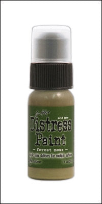 Distress Paint Green Acrylic Paint Tim Holtz Paint Dabber Forest Moss Paint Patina Paint Acrylic Paint CLEARANCE was 4.99